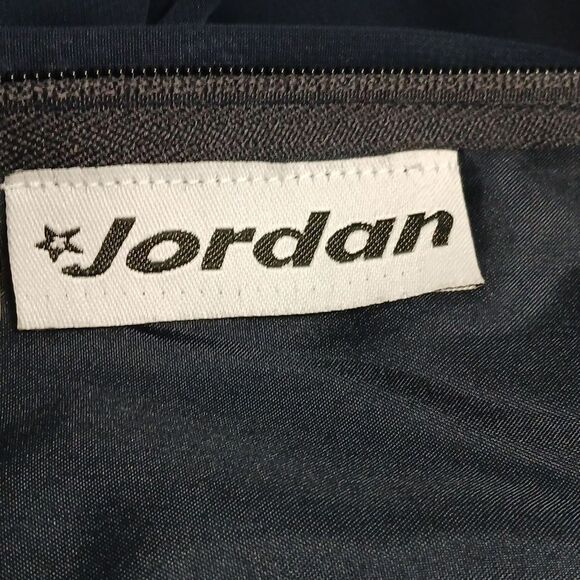 Jodan navy blue side gather beaded sleeveless formal gown with shawl  Sz 2 - Picture 11 of 12